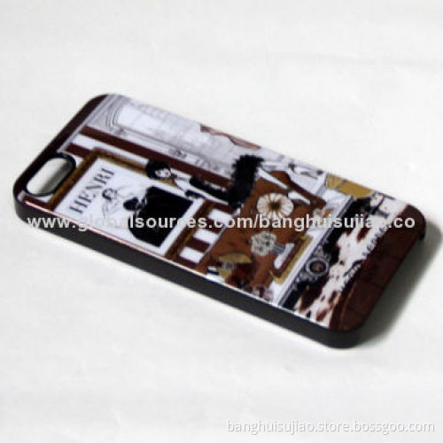 Colorful PC Cases for iPhone 5/5S, IMD Technology with Rubber Oil, Easy to Install and Remove